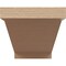 Ekena Millwork 7"W x 14"D x 7"H Wide Burlington Rough Cedar Woodgrain TimberThane Corbel, Primed Tan CORUR07X14X07BURRCPR - alternate 4